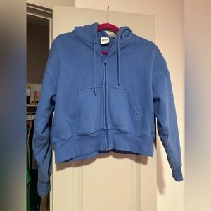Aritzia Blue Hoodie Sweater